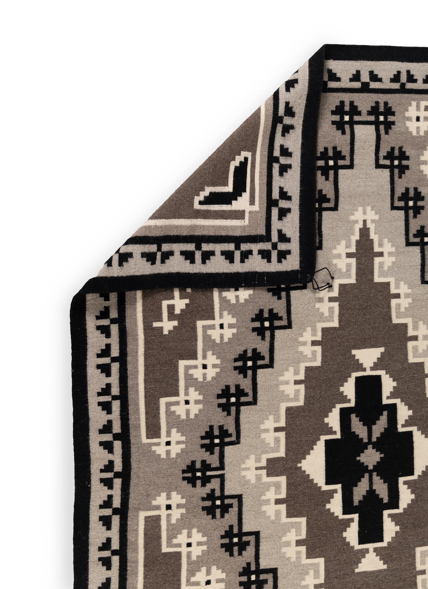 Navajo Two Grey Hills Weaving / Rug