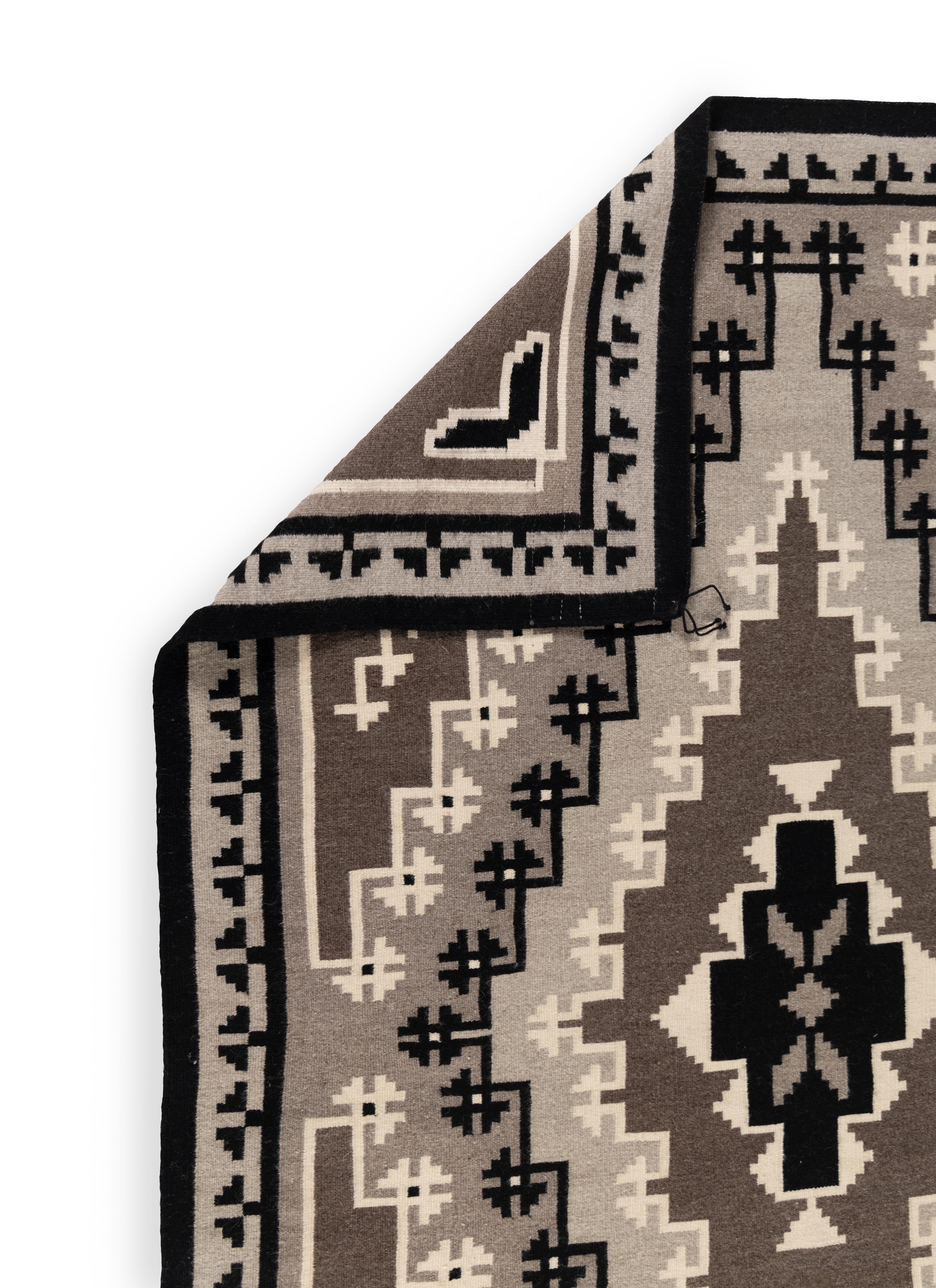 Navajo Two Grey Hills Weaving / Rug