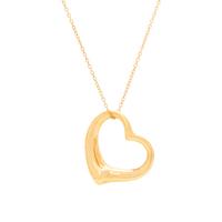 TIFFANY & CO., ELSA PERETTI, YELLOW GOLD 'OPEN HEART' NECKLACE