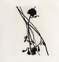 Donald Sultan, (American, b. 1951), Black Freesias, 1987 (portfolio of 6)