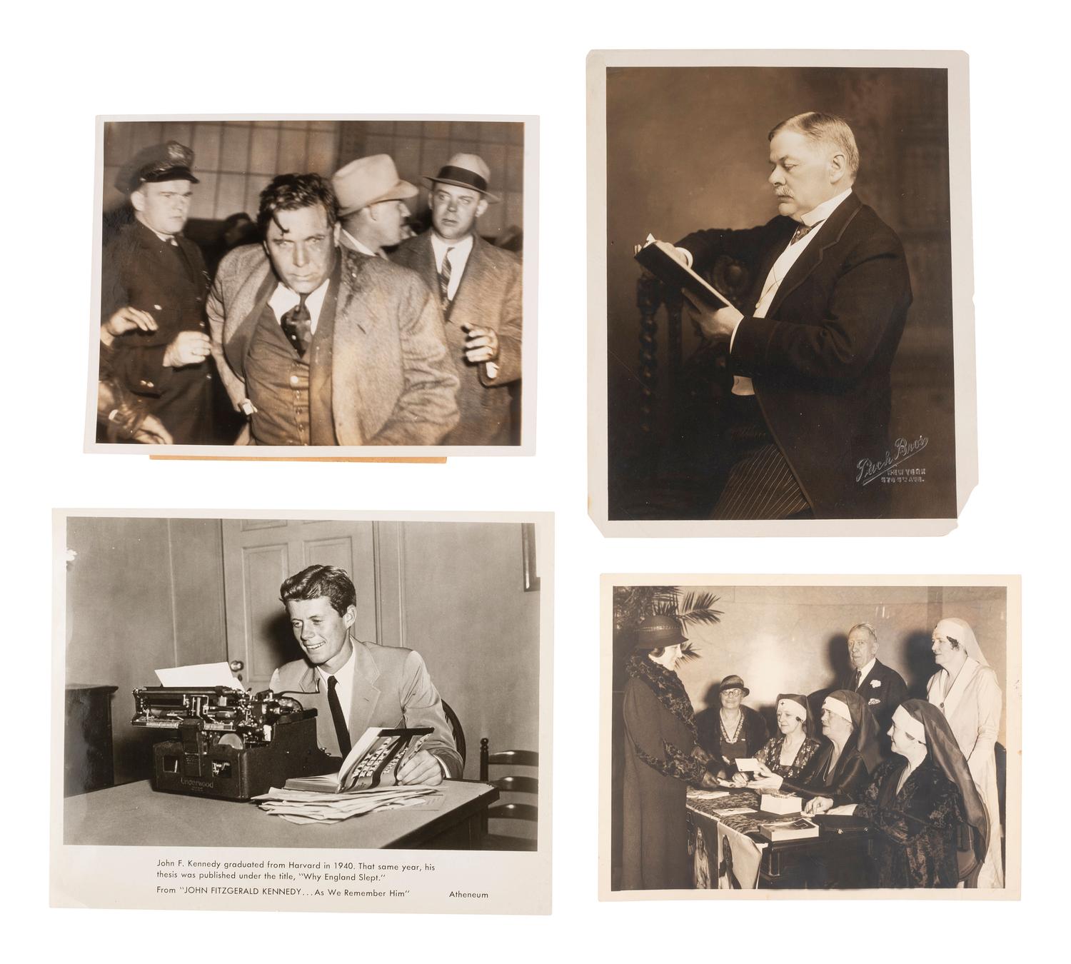 [POLITICS]. Collection of photos of presidents, politicians, and other political subjects.