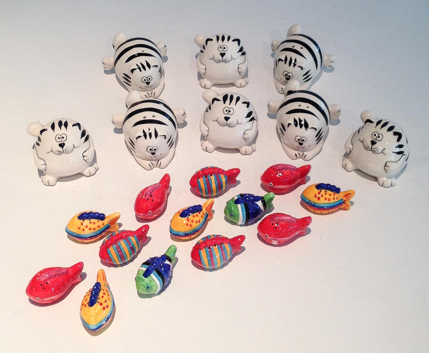 A Collection of Salt and Pepper Shakers
