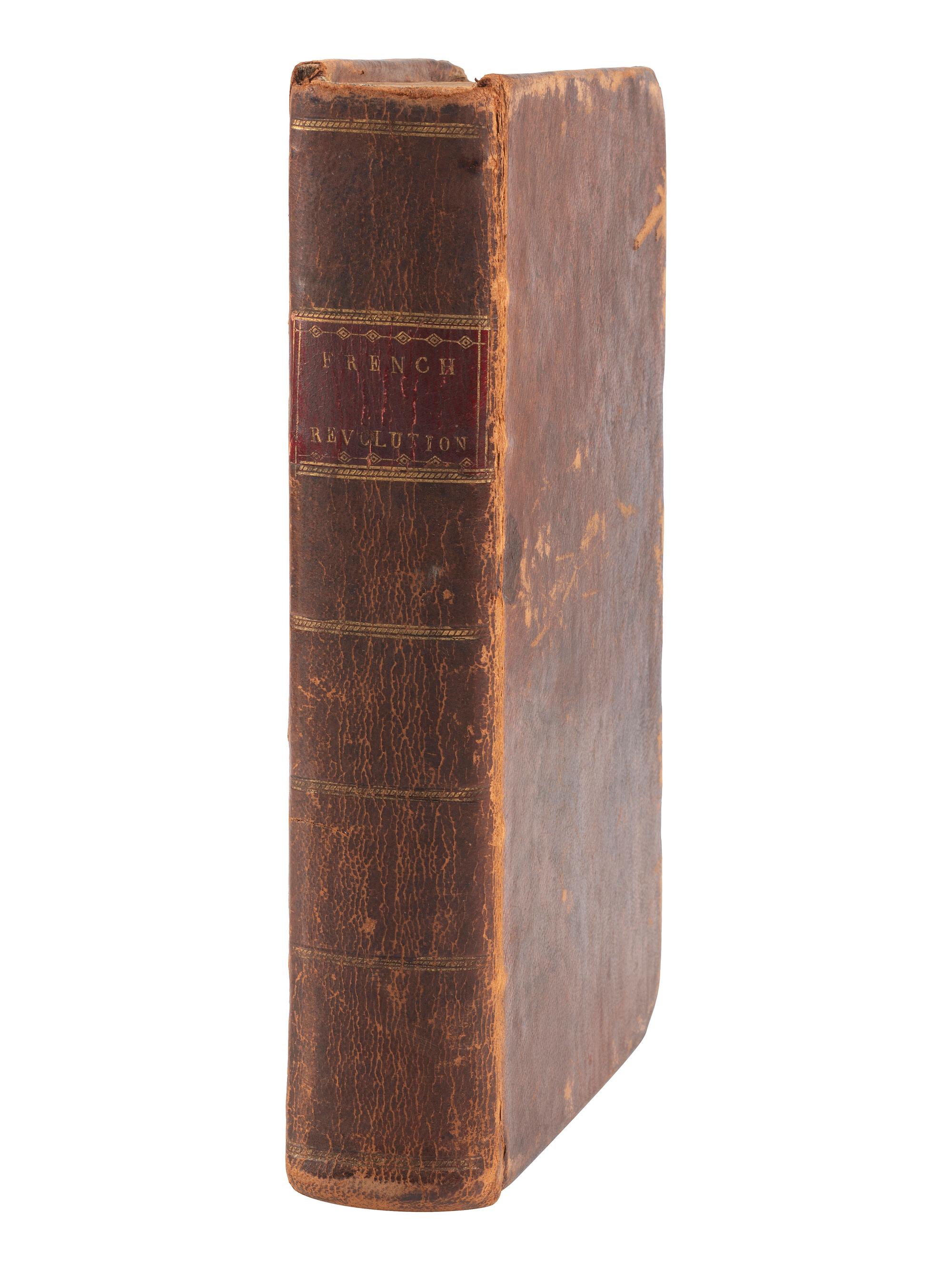 [REVOLUTIONARY WAR -- THE FRENCH REVOLUTION]. A sammelband of American editions of works by Edmund BURKE, Edmund MACKINTOSH, and scarce 1791 Baltimore printing of Thomas Paine's Rights of Man .