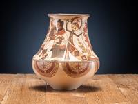 Polychrome Pottery Jar, Dancers