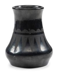 Blackware Pottery Vase, 1920-1925