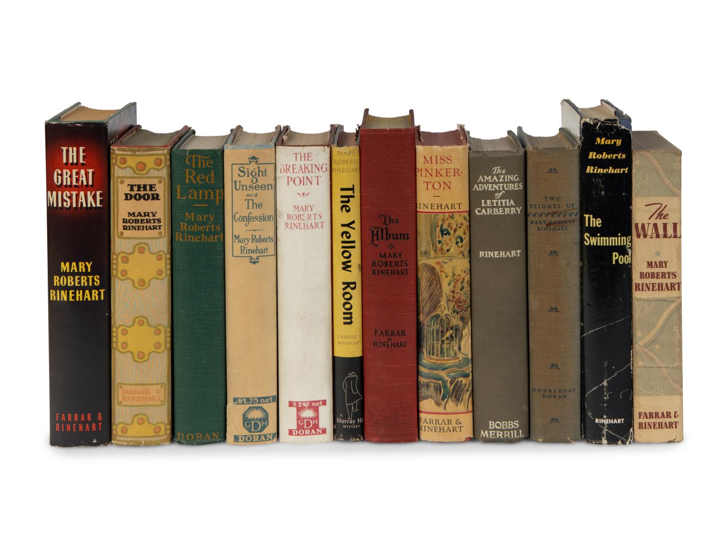 RINEHART, Mary (1876-1958). A group of 12 FIRST EDITIONS, including: