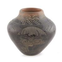 Santa Clara pottery seed jar Kevin Naranjo (b. 1972), late 20th century