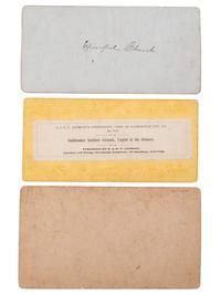 [EARLY PHOTOGRAPHY]. A group of approx. 95 stereoviews highlighted by images of US presidents, views in and around Washington, DC and Mount Vernon, and African American and female subjects.