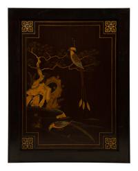 A Set of Six Chinoiserie Lacquered Panels — 19TH/20TH CENTURY