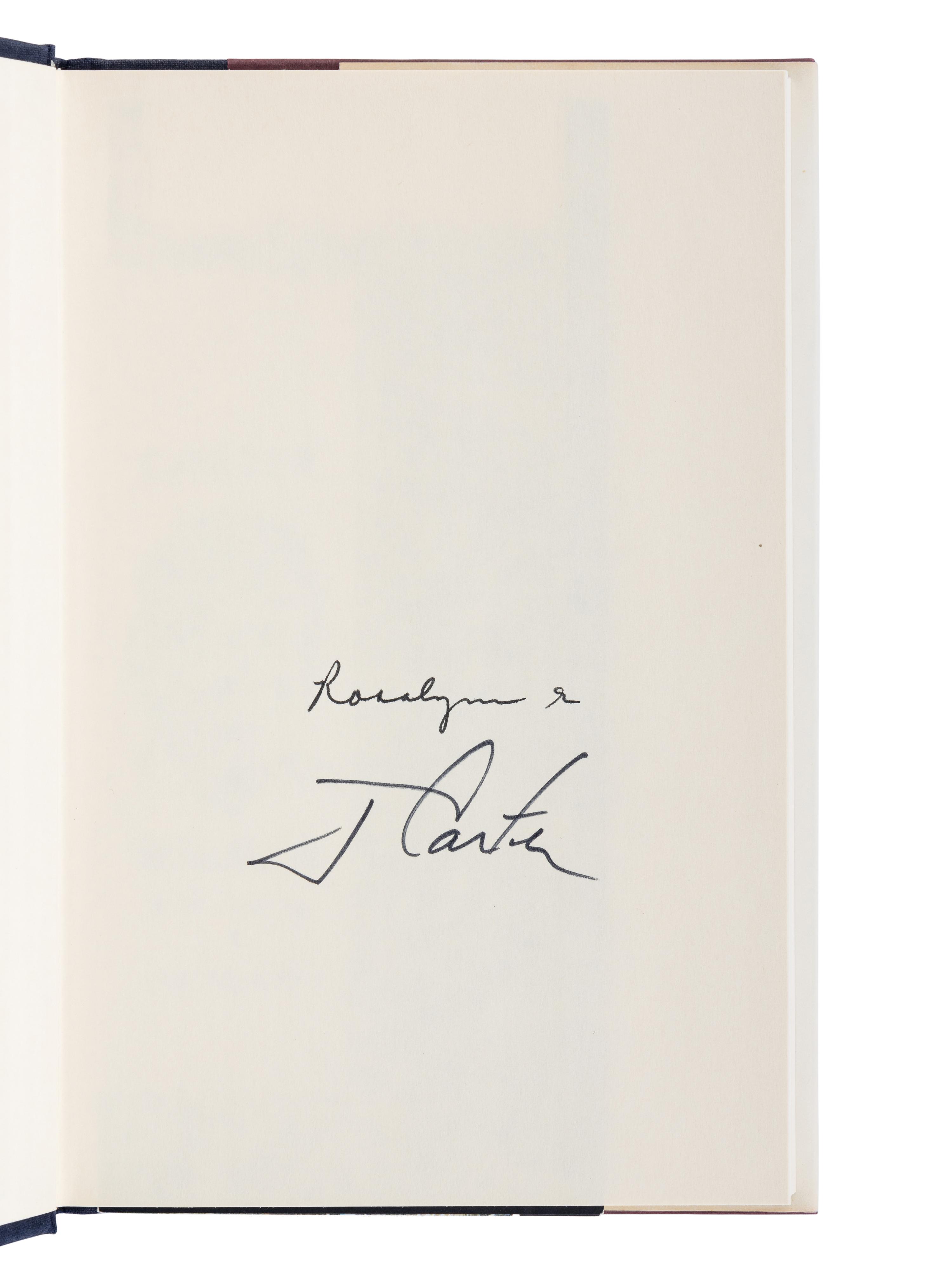CARTER, Jimmy (b. 1924). A group of 7 FIRST EDITIONS by Carter, ALL SIGNED, comprising: