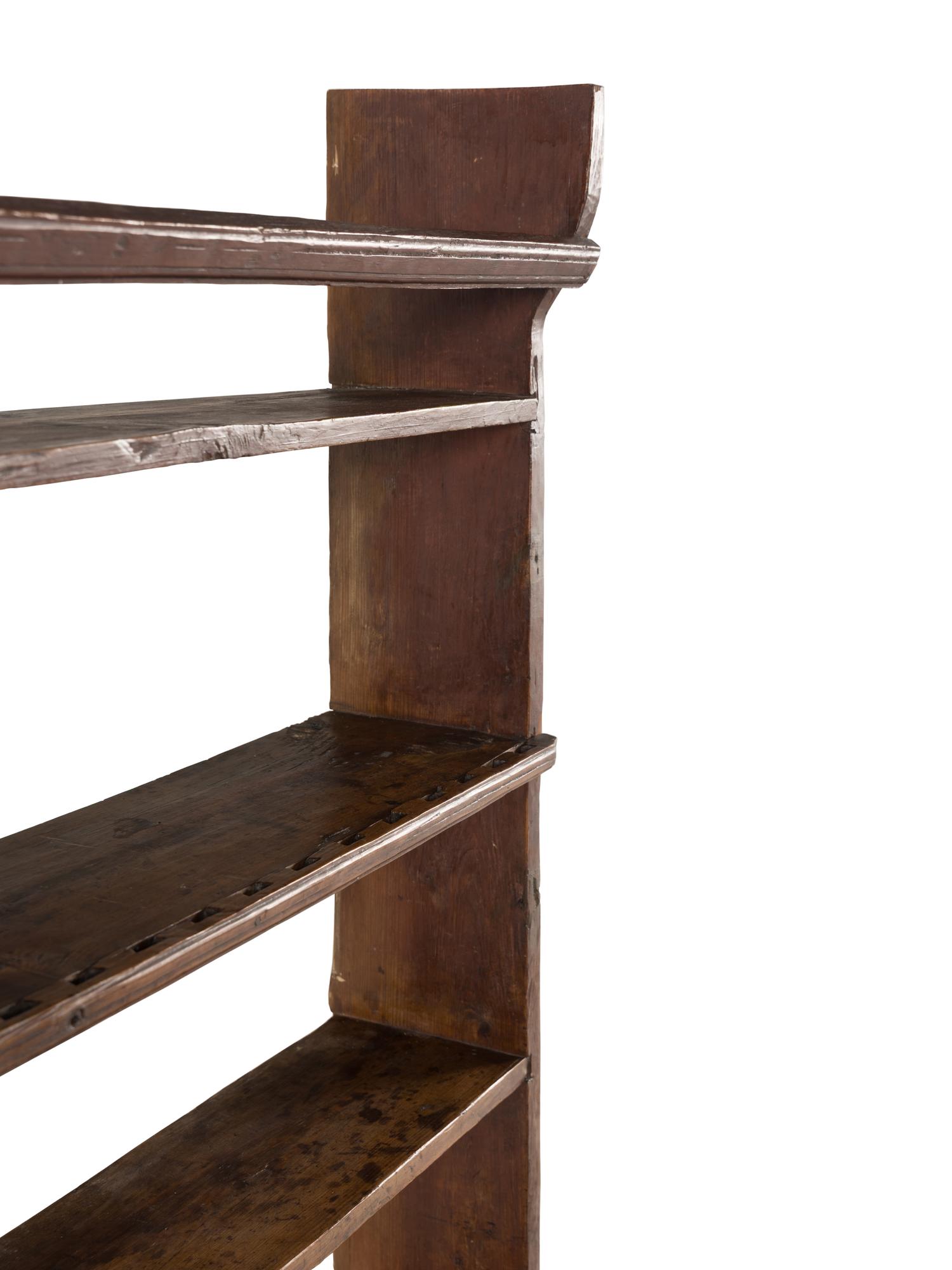 A French Provincial Walnut Étagère