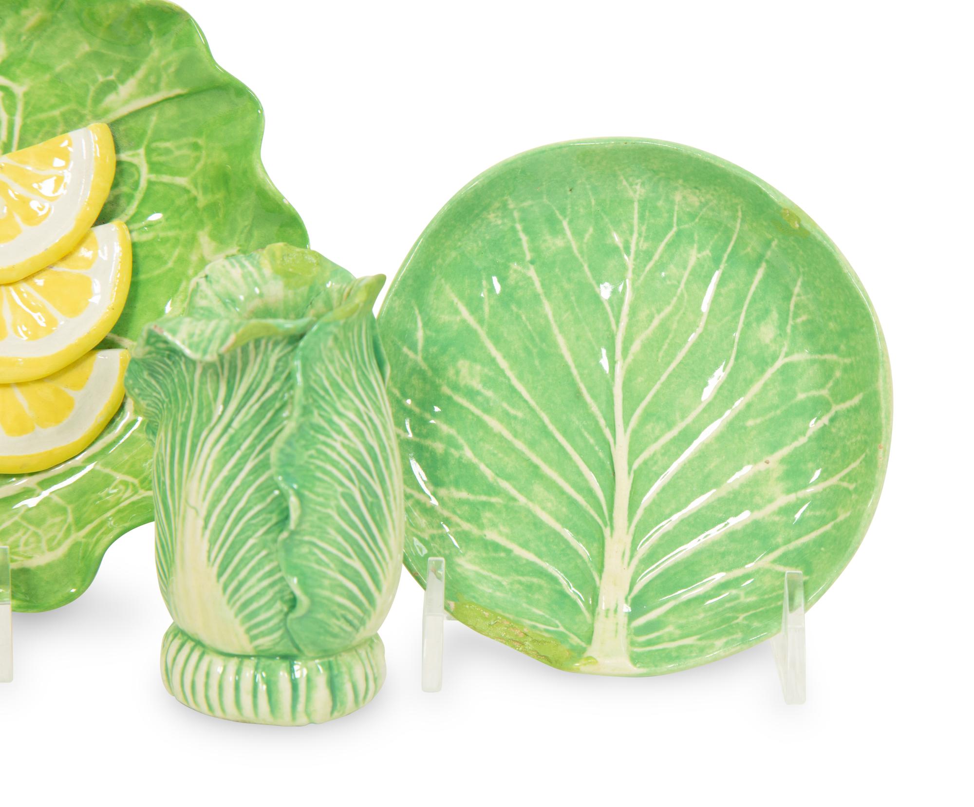 A Group of Dodie Thayer Lettuce Ware Table Articles
