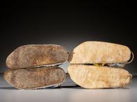 Sioux Beaded Hide Moccasins