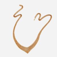An eighteen karat gold necklace, Tiffany & Co. Elsa Peretti