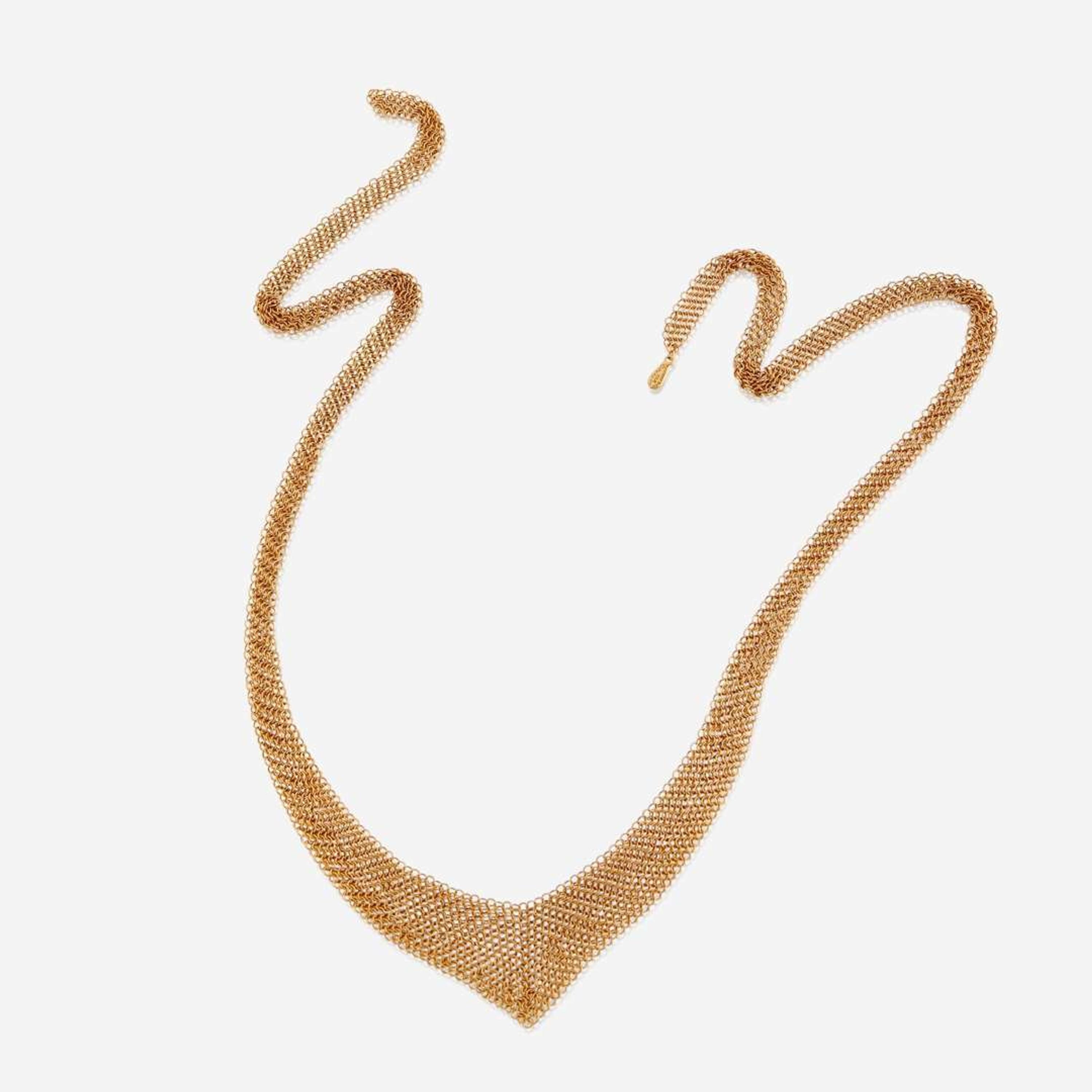 An eighteen karat gold necklace, Tiffany & Co. Elsa Peretti