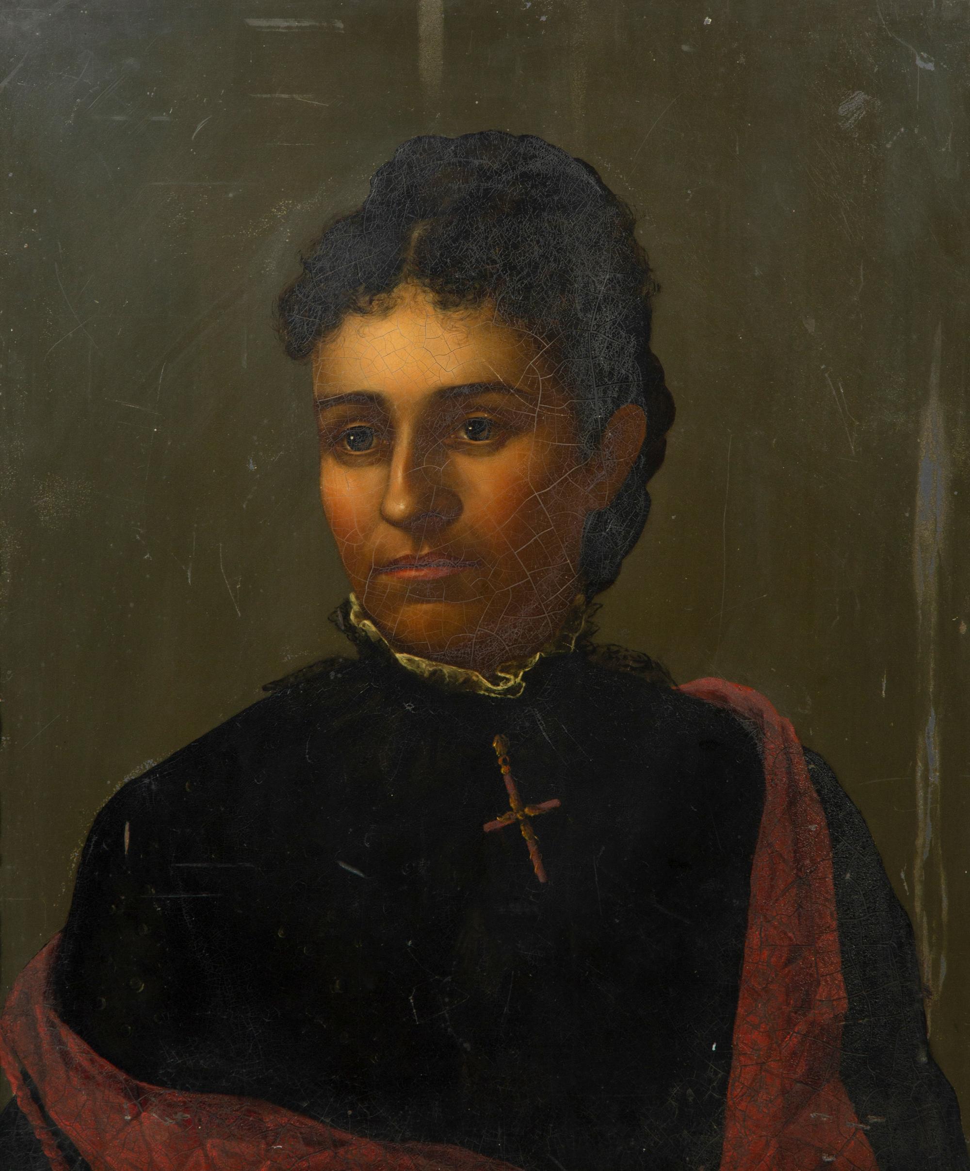Portrait of a Woman with a Shawl
