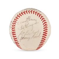 A 1970 Cincinnati Reds Team Signed Autograph Baseball