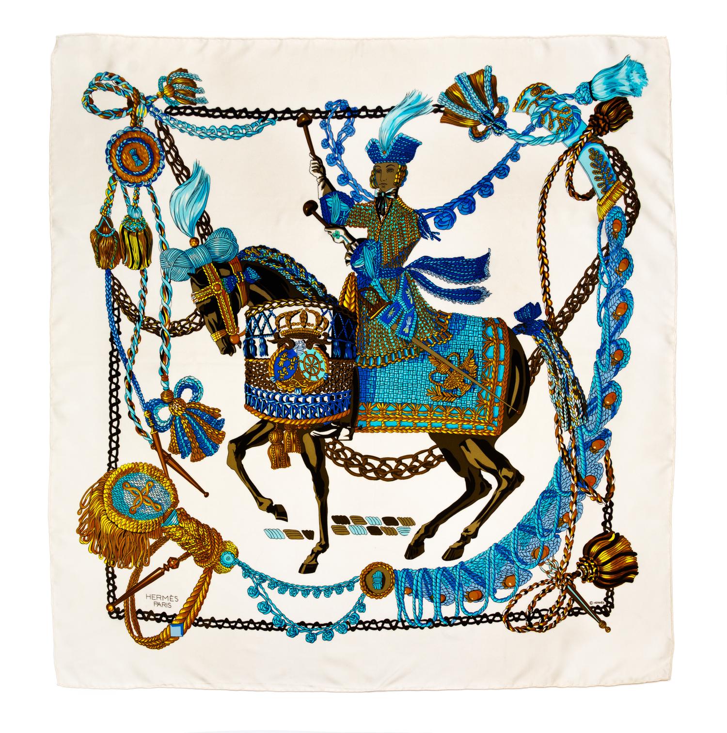 An Hermès 90cm Silk Scarf, 36" x 36".