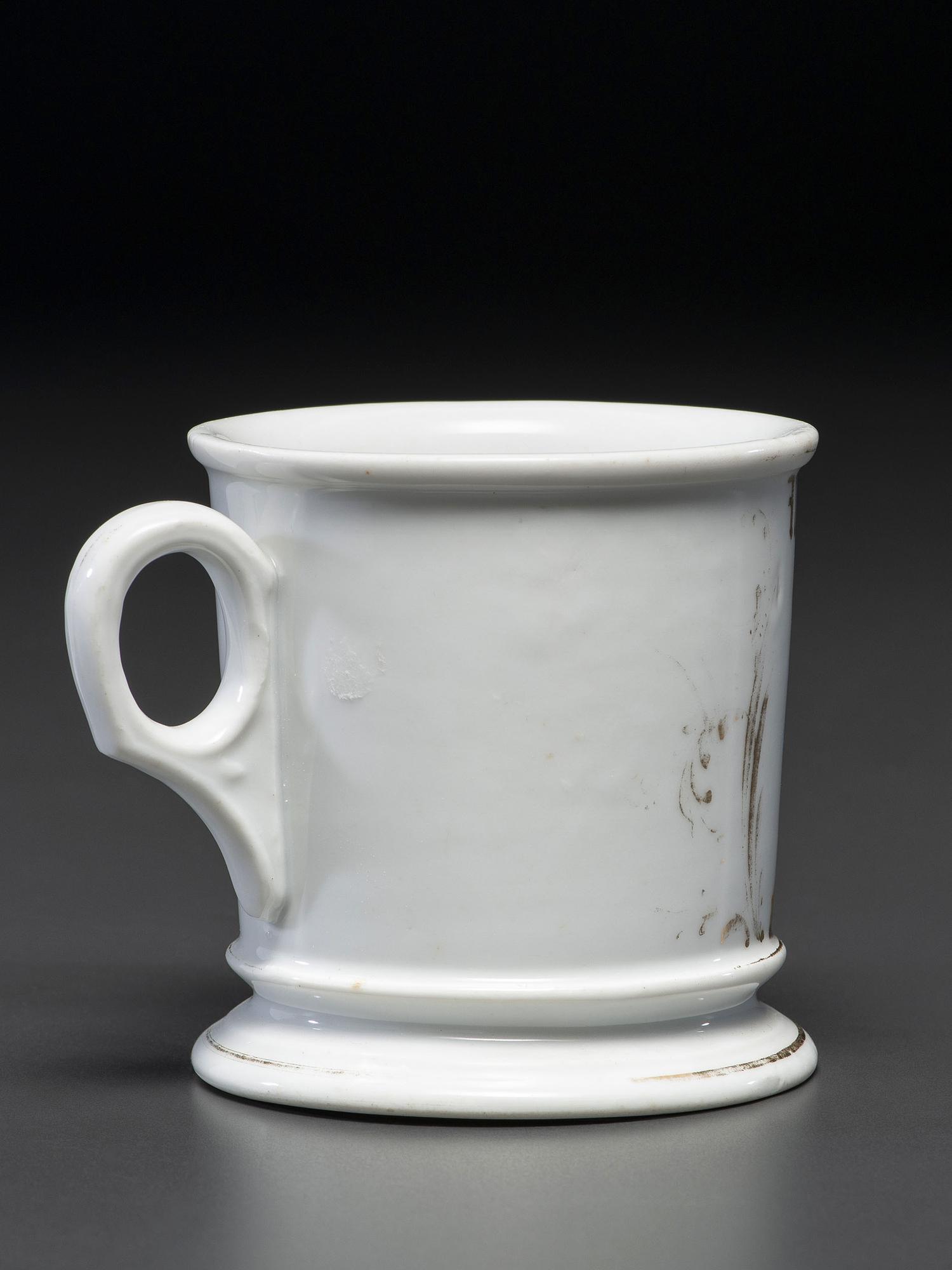 A Policeman's Porcelain Occupational Shaving Mug