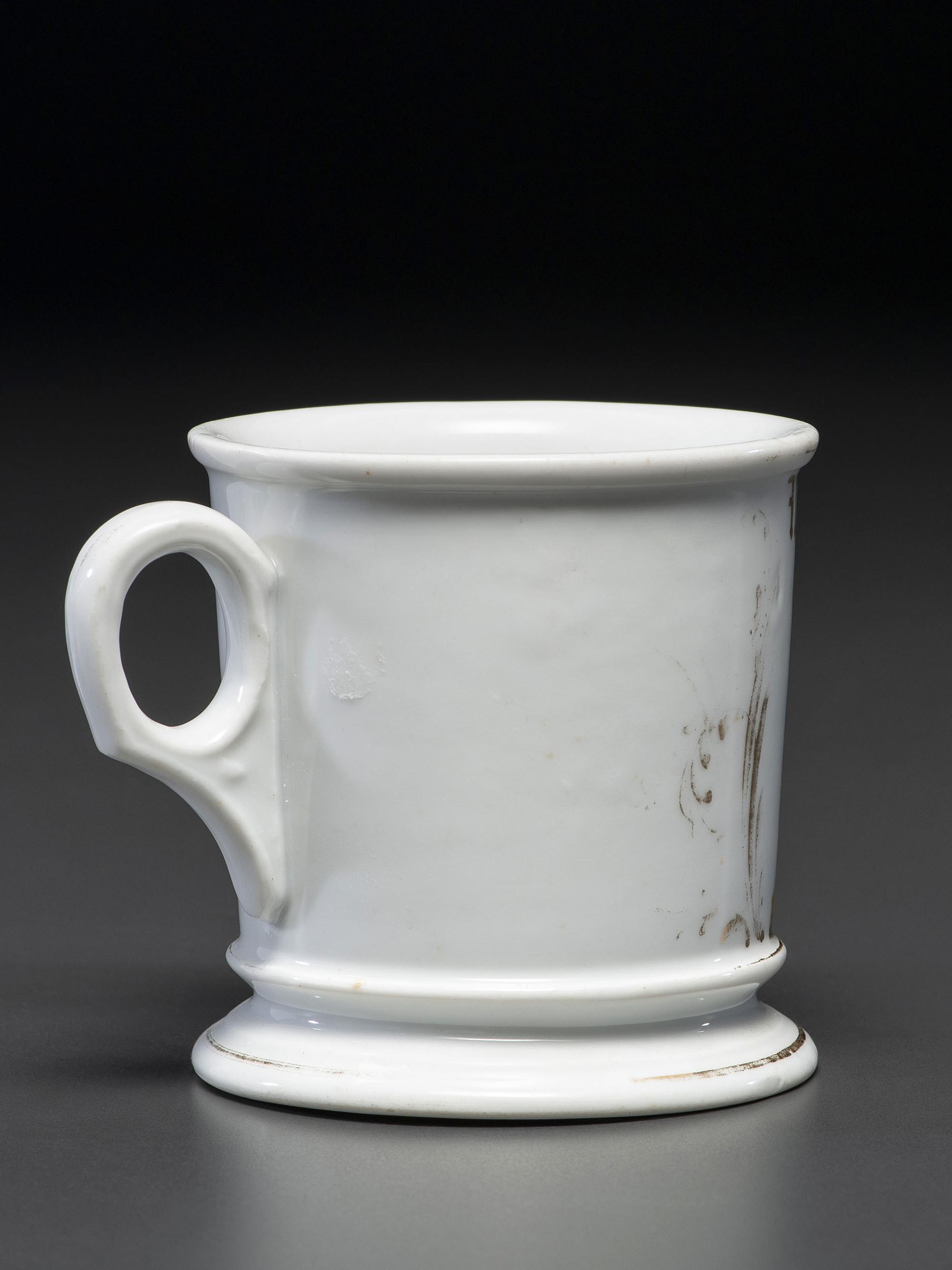 A Policeman's Porcelain Occupational Shaving Mug