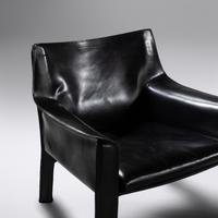 Pair of 'Cab' Armchairs, c. 1976 Cassina, Italy
