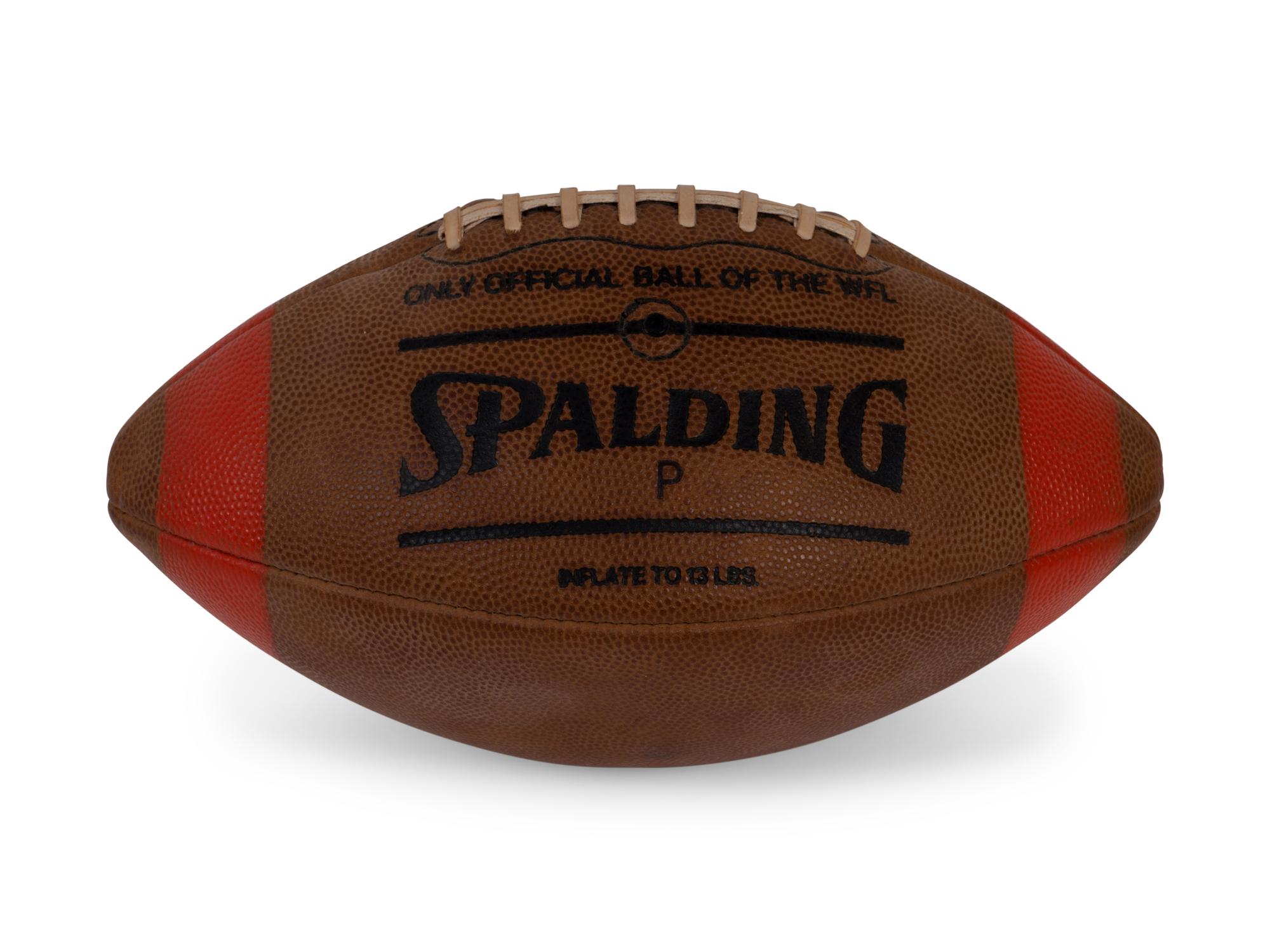 An Uncommon 1974 WFL (World Football League) Original Spalding Official Game Ball,
