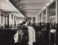 Finishing Room , Jacquartronic Bobbin Array #2, and Quality Control (a group of 3 works), 1993