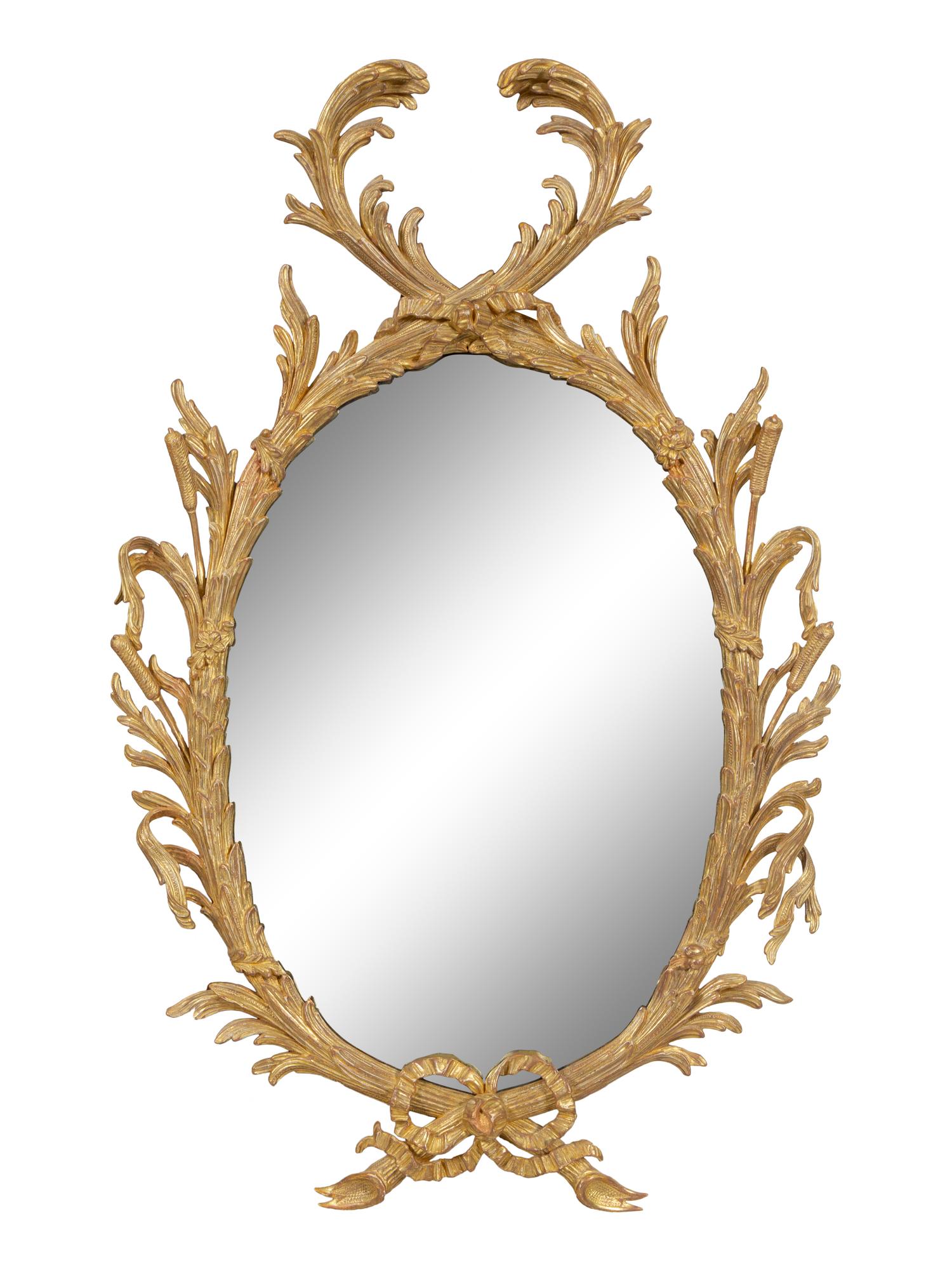 A Pair of George III Giltwood Mirrors