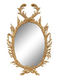 A Pair of George III Giltwood Mirrors