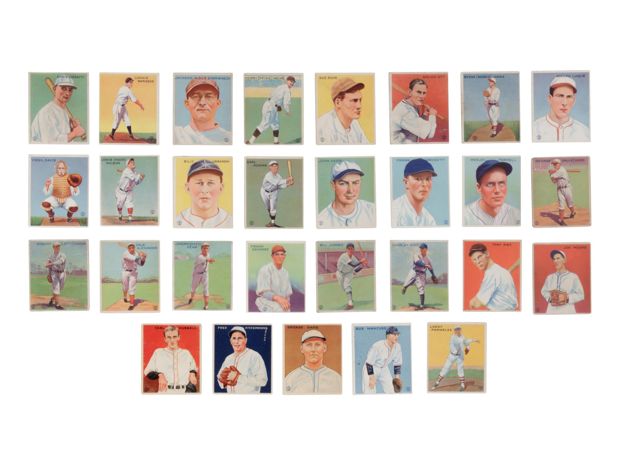 A 1933 Goudey Near Set (232/239),