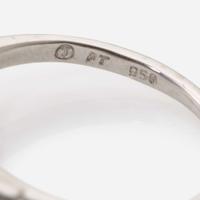 A Platinum, Sapphire, and Diamond Ring 5.25 Carat No-Heat Ceylon Sapphire, AGL Certified