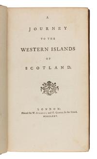[Literature] Johnson, Samuel. A Journey to The Western Islands of Scotland
