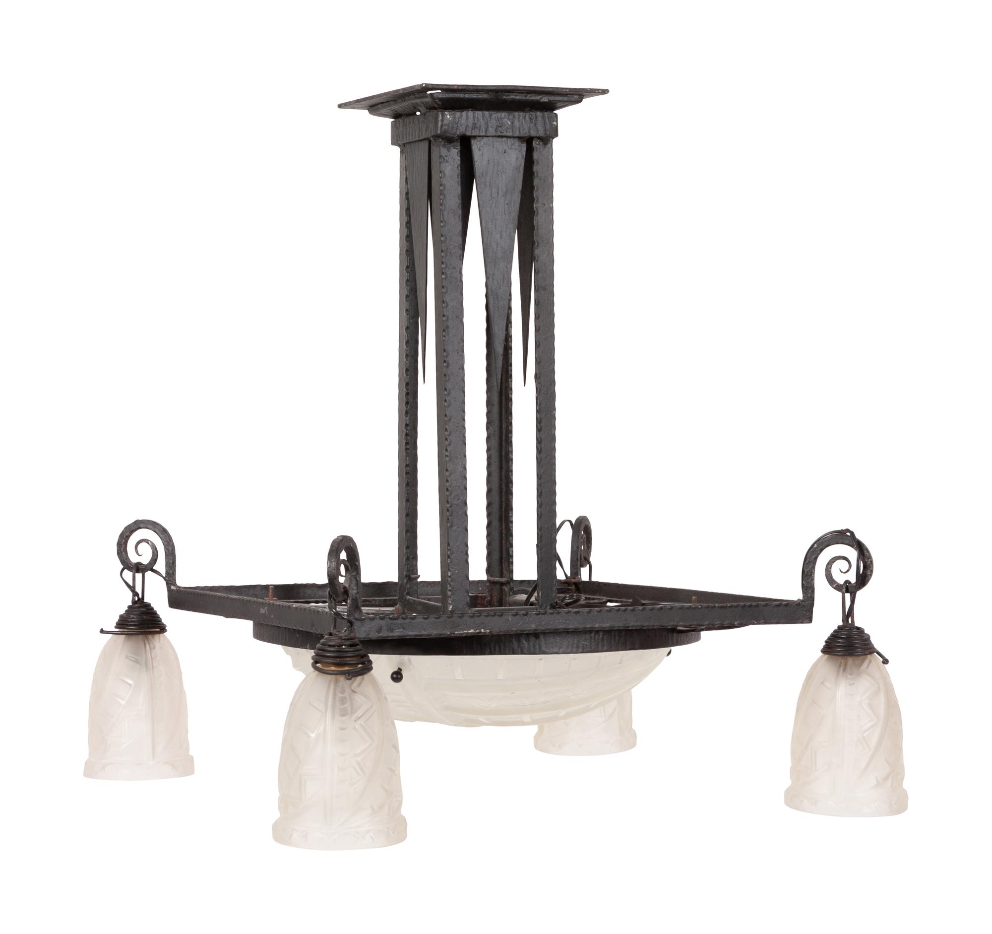 A French Art Deco Chandelier