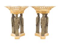 A Pair of Berlin (K.P.M.) Porcelain Centerpieces
