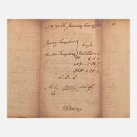 [Declaration of Independence] [Pennsylvania] Wilson, James Partially-Printed Document, signed