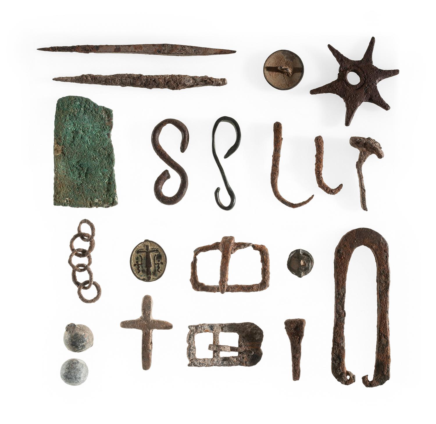 Spanish Colonial Artifacts, Found at San Lazaro Pueblo