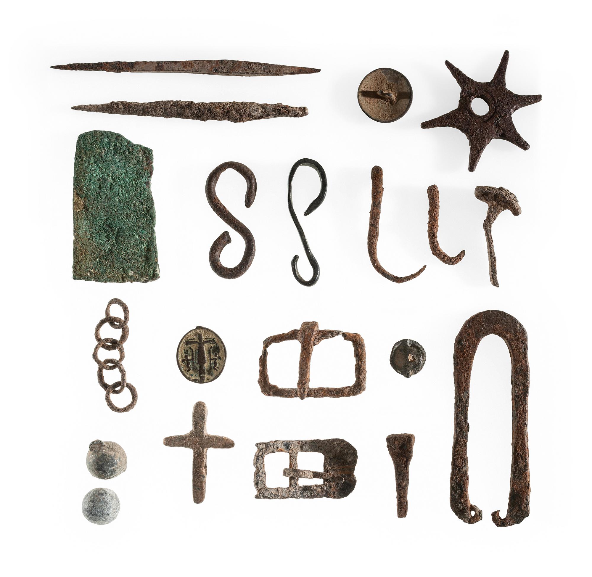 Spanish Colonial Artifacts, Found at San Lazaro Pueblo
