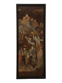 Seven Chinese Framed Lacquer Panels — 19TH CENTURY