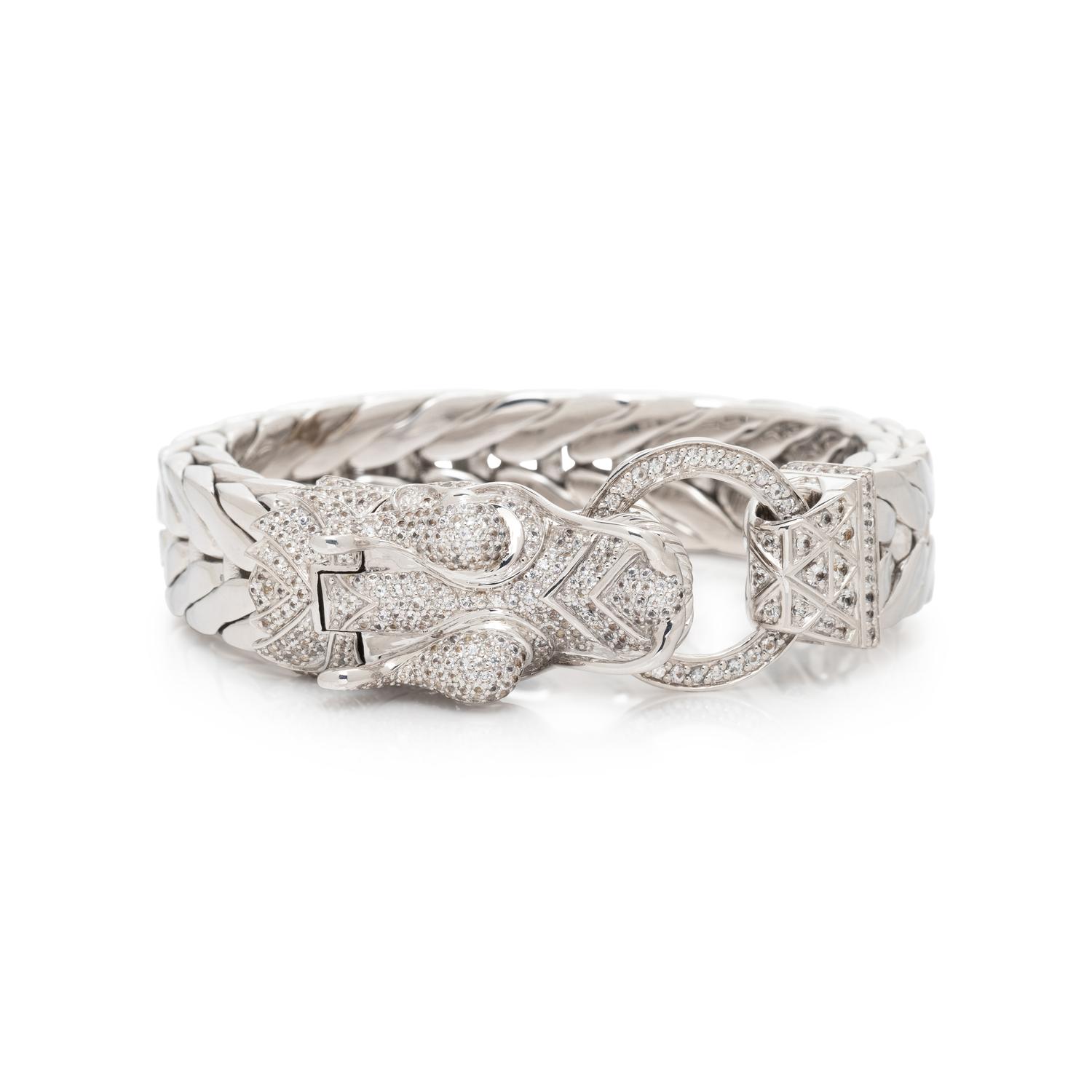 JOHN HARDY, STERLING SILVER 'NAGA' DRAGON BRACELET