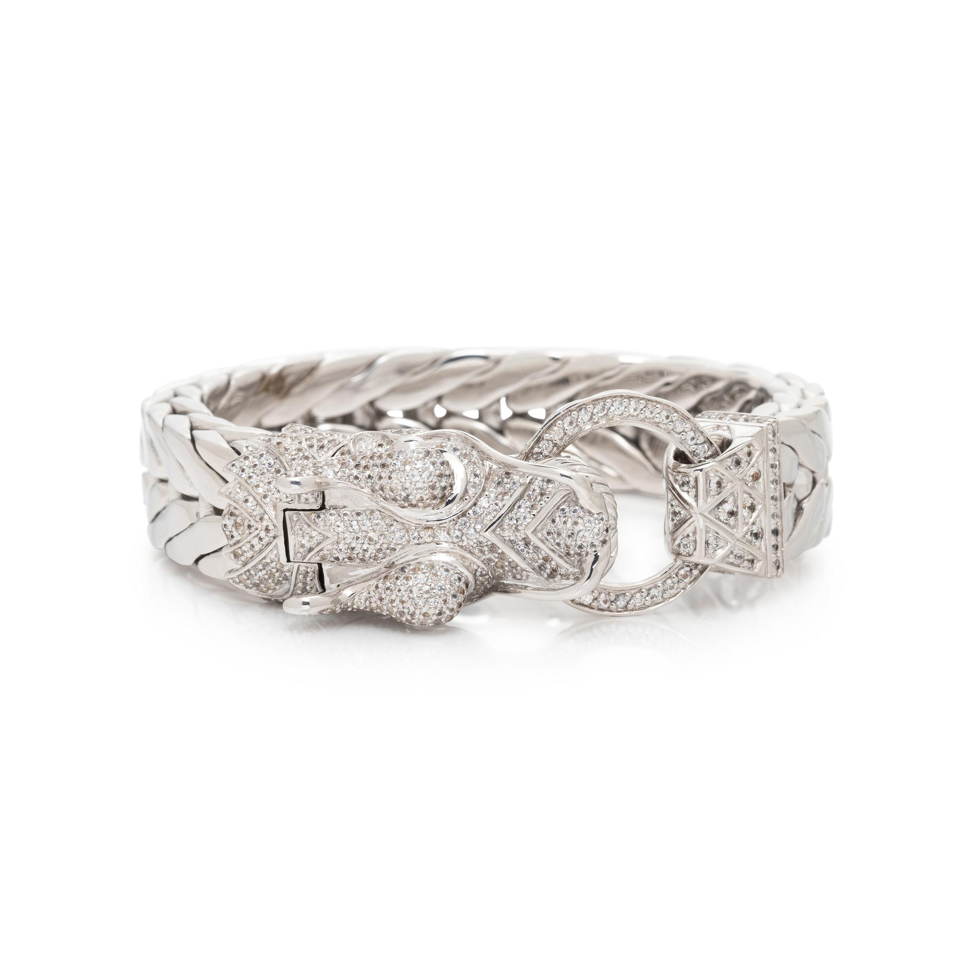 JOHN HARDY, STERLING SILVER 'NAGA' DRAGON BRACELET