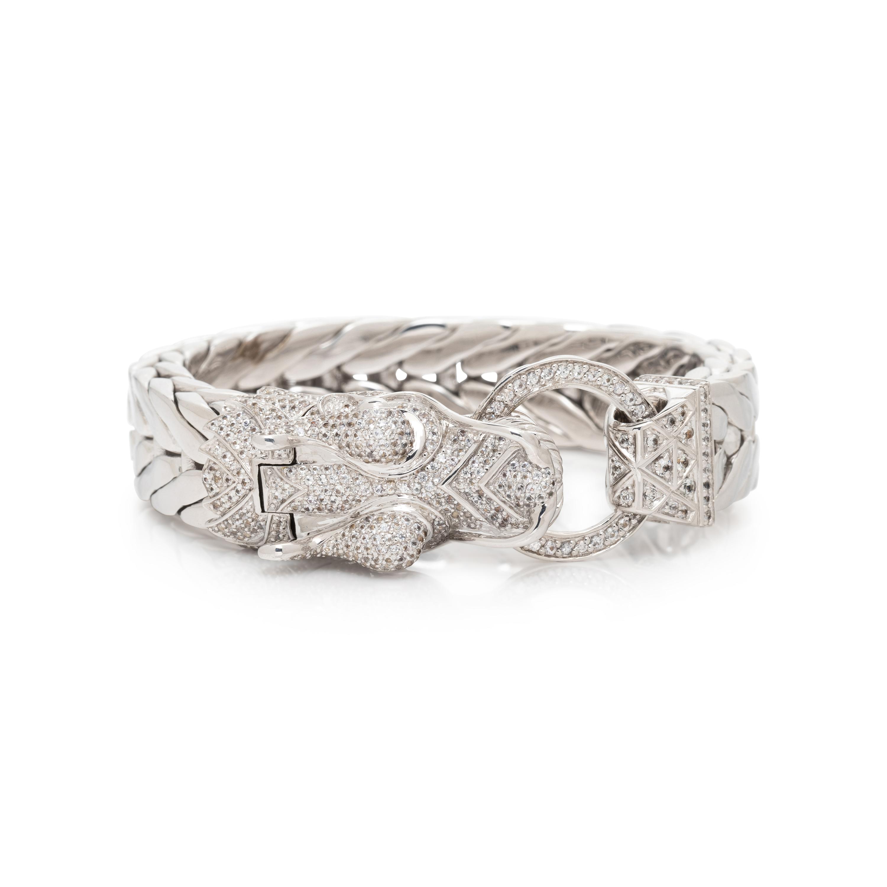 JOHN HARDY, STERLING SILVER 'NAGA' DRAGON BRACELET