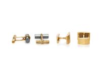 TIFFANY & CO., TWO PAIRS OF CUFFLINKS