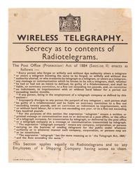 [SCIENCE & TECHNOLOGY]. A group of 2 telegraphy-related items, comprising: