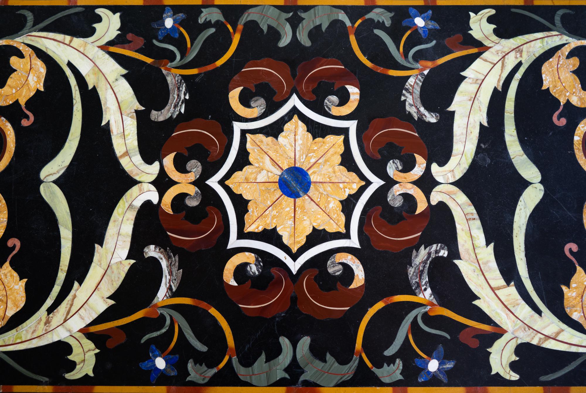 An Italian Pietra Dura Table Top — 20TH CENTURY