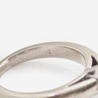 A 14K White Gold and Solitaire Diamond Ring 1.17 Carat Marquise-Cut Diamond Ring, GIA Certified