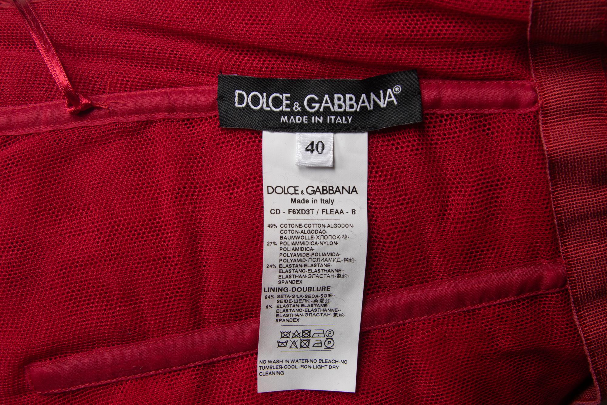 Dolce & Gabbana Ruched Dress
