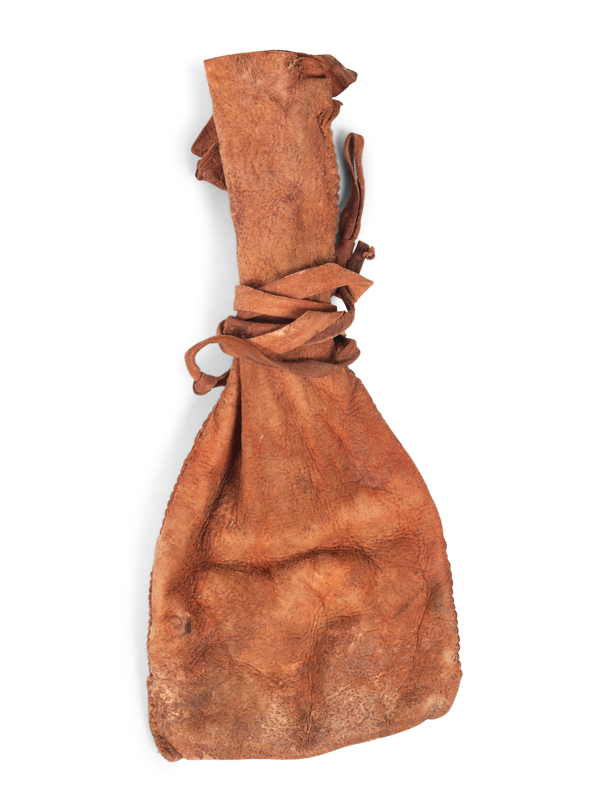 Blackfeet Buffalo Hide Paint Bag