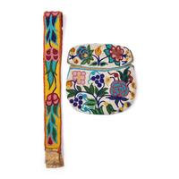 Anishinaabe Beaded Pouch and Strap