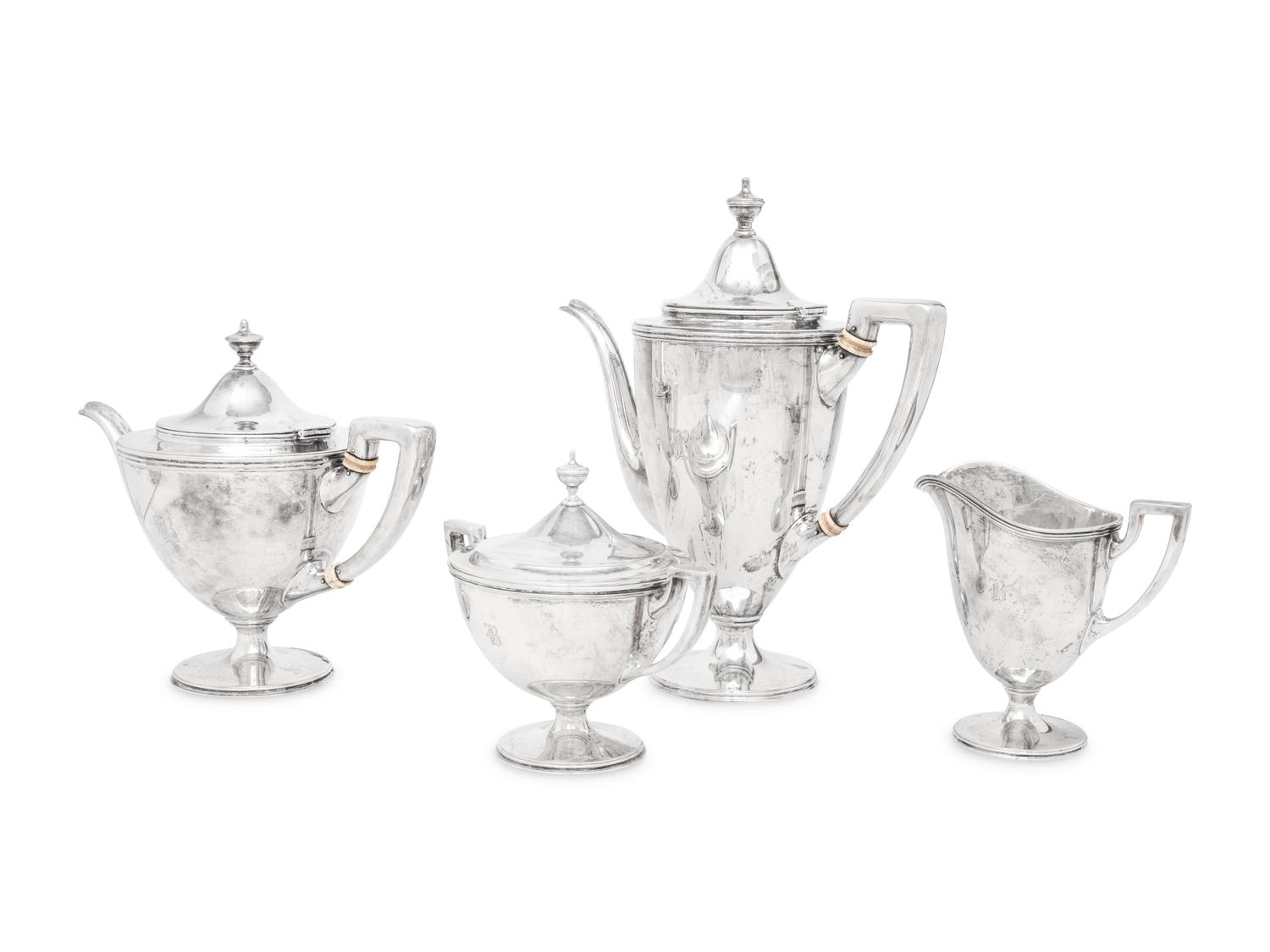 A Tiffany and Co. Silver Tea and Coffee Service