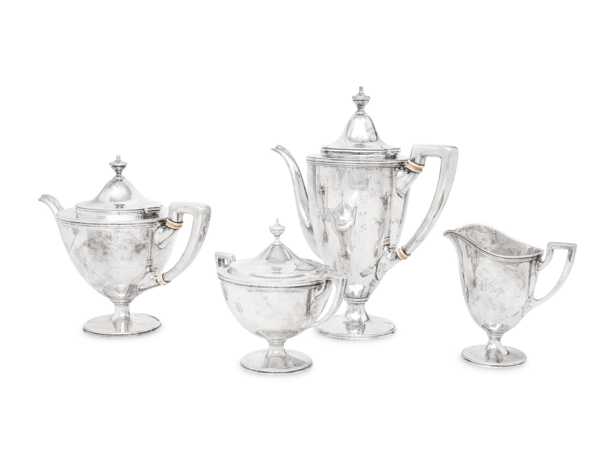 A Tiffany and Co. Silver Tea and Coffee Service